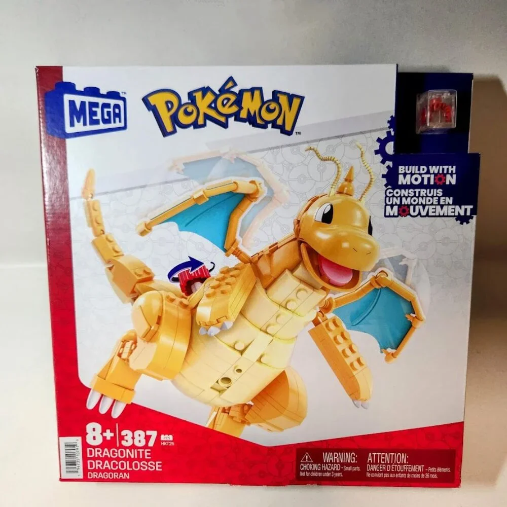 NEW Dragonite MEGA Pokémon Action Figure Building Toys Set LEGO COMPATIBLE 387 P